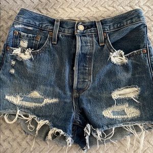 Levi’s Denim High Rise shorts